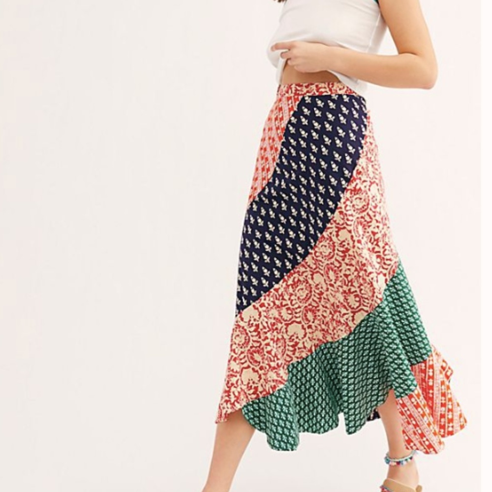 NWT Free People Medley Maxi Skirt